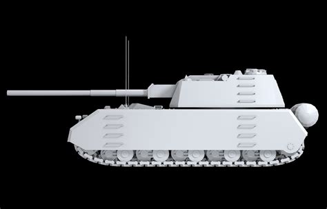 German Tanks Maus 3d Model