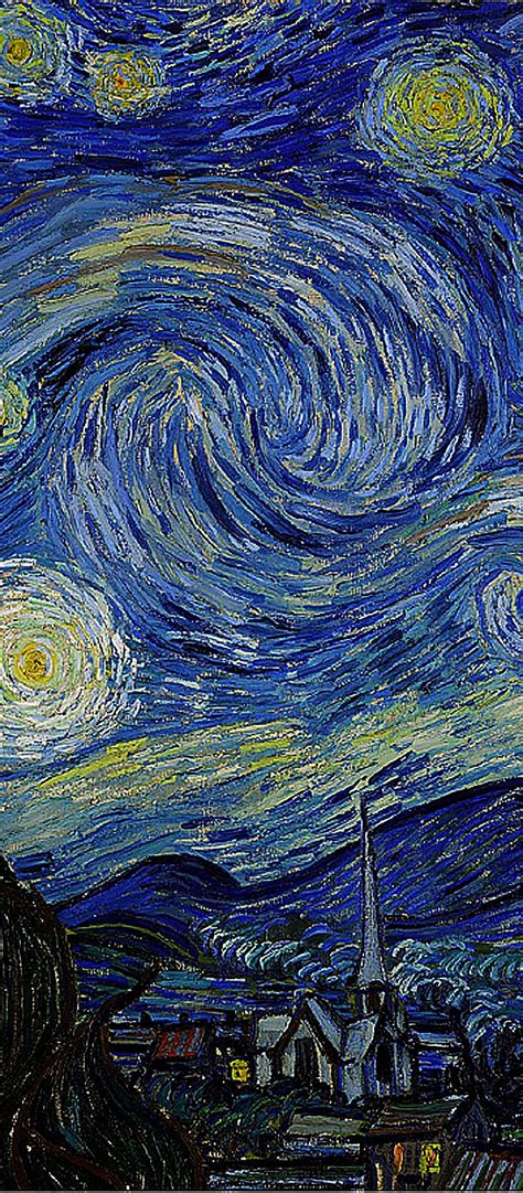 Vincent Van Gogh Starry Night Detail Center Vincent Van Gogh