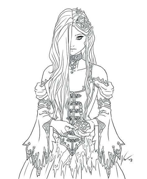 Gothic Coloring Pages For Adults At Getdrawings Free Download