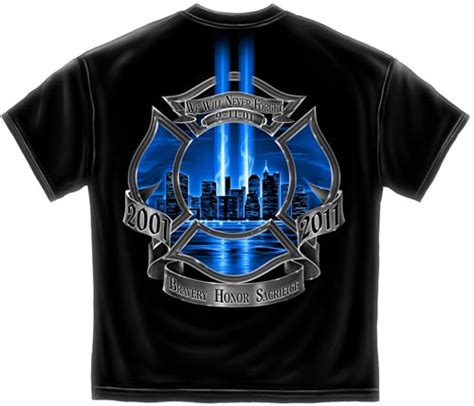 Cal fire duty apparel is available to employees of cal fire only. We Will Never Forget Fire Department T-shirt | Firefighter ...