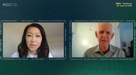 Interviewers will also ask specific. Linda-Eling Lee interviews ESG pioneer Steve Lydenberg - MSCI
