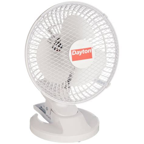 Dayton 6 In Clip On Fan Non Oscillating 120 V Ac Number Of Speeds 2