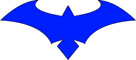 Nightwing Symbol Vector Winfield Logo Png Nightwing Nightwing Logo