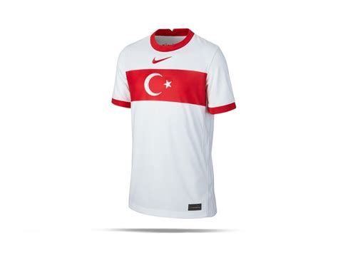 Auswärtstrikot der türkischen nationalmannschaft für die saison. NIKE Türkei Trikot Home EM 2021 Kinder (100) in Weiß
