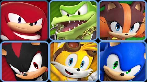 Sonic Dash 2 Sonic Boom All Characters Unlocked New Characters