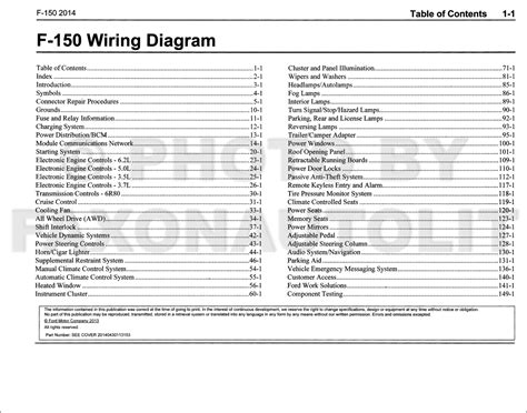2014 Ford F 150 Wiring Diagram Manual Original