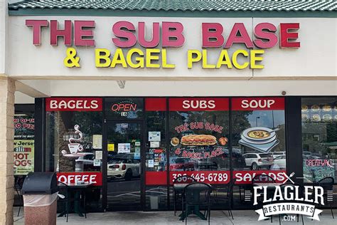 Sub Base And Bagel Place Palm Coast Fl Reviews Menu And Info