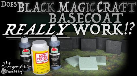 Does Black Magic Craft Basecoat Do Anything Crafting Supply Test