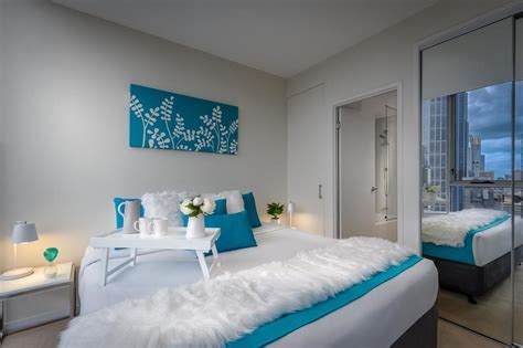 Fantastic views of cbd and docklands from the balcony and the bedrooms. Milano Serviced Apartments | Hotel Apartments in Melbourne CBD