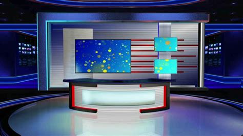 News Virtual Studio Set Tv Studio Background Video 835 Berita Tv