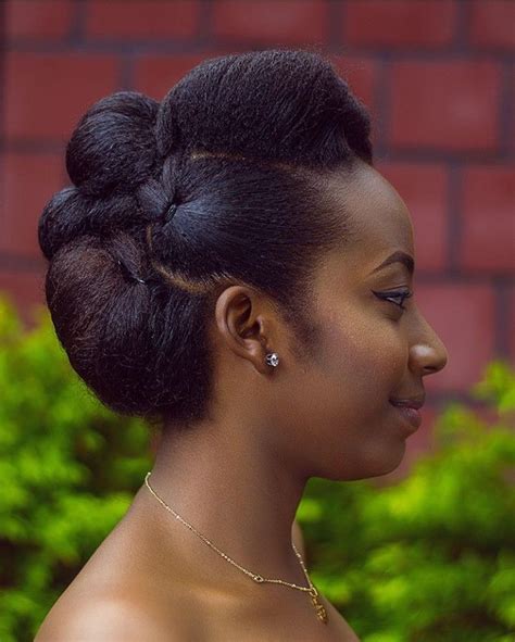 Natural Hair Updo Ideas For Black Women Natural Hair Updo Black