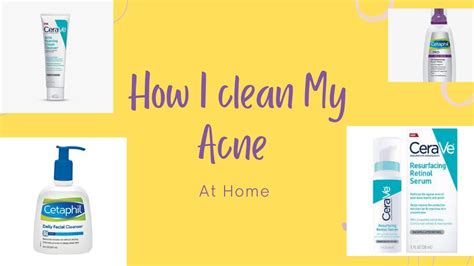 How I Cleared My Acne Skin Care Routine Youtube