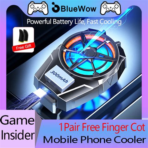 Bluewow New X52 Cooling Fans For Mobile Phone Rechargeable Battery