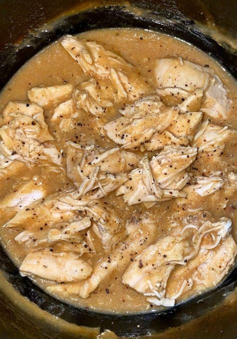 Easy Slow Cooker Chicken And Gravy Recipe