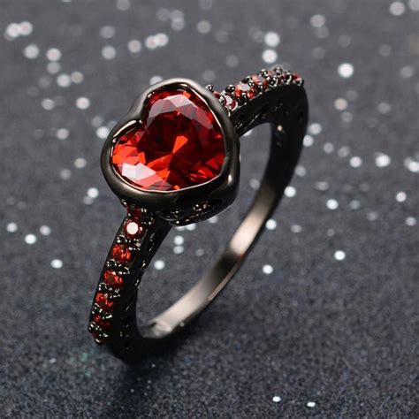 We did not find results for: Heart Cut Ruby Ring Charming Red Garnet Women Wedding Jewelry Black Gold Filled Bague Femme ...
