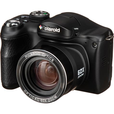 Polaroid Ie6035 18mp Digital Camera Black Ie6035 Blk Stk 4 Bandh