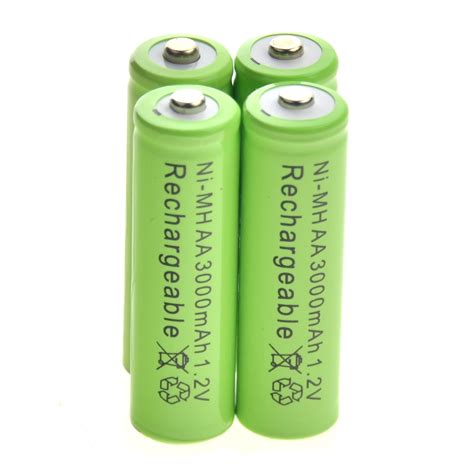 20x Aa Rechargeable Batteries Nimh 3000mah 12v Garden Solar Ni Mh