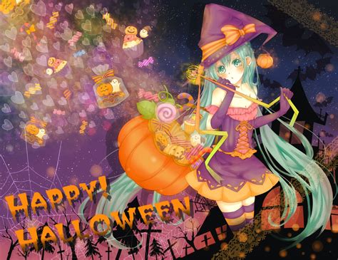 Happy Halloween Anime Girl