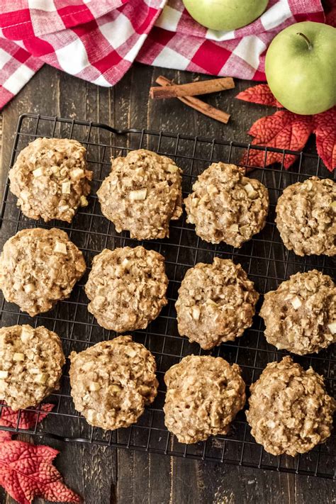 Apple Cinnamon Oatmeal Cookies Gluten Free Dairy Free Option Mile High Mitts