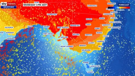 Melbourne Adelaide Weather 125 Year Old Heat Record Could Fall On