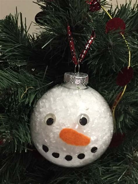 Diy Simple Snowman Ornament