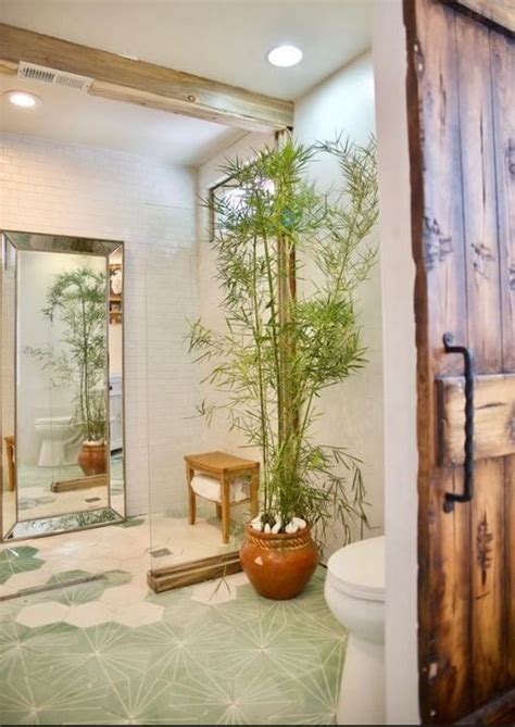 Plyboo® products are a beautiful line of premier bamboo walls, ceilings, plywood and flooring. bathroom bamboo plant + green tile flooring | Badezimmer ...