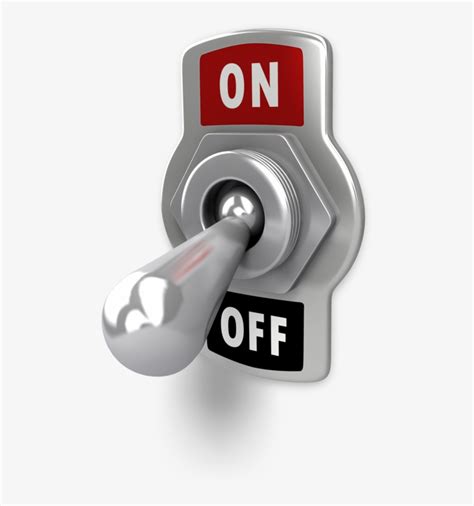 Shutdown Button Clipart Car Stick On Off Switch Transparent Png