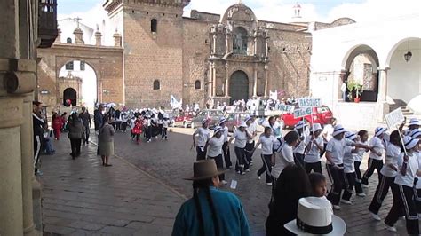 Cusco Peru Girls School Celebration Youtube