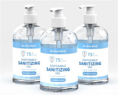 Hand Sanitizer With Alcohol For Quick Cleaning Of Hand