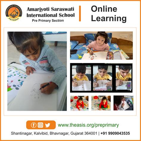 Online Learning Interactive Session With Kids Asis Pre Primary