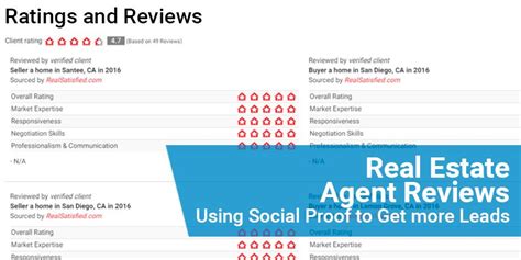 Real Estate Agent Reviews: Using Social Proof to Get more ...