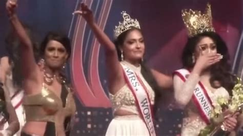 Sri Lanka Mrs World Arrested Over Pageant Bust Up Bbc News