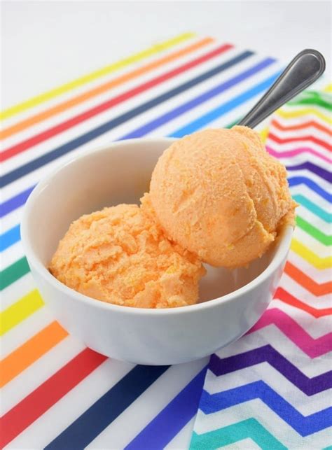 Sweet And Creamy With A Little Bit Of A Tang This Mandarin Orange Ice