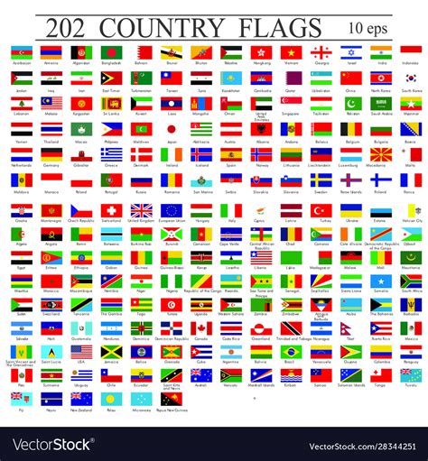 Flags Of All World Countries Royalty Free Stock Image Cartoondealer