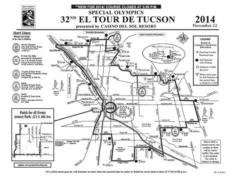 El Tour Route Map