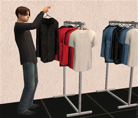 Mod The Sims A Bunch Of New Clothes On Racks