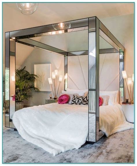 Mirrored Canopy Bed Mirror Canopy Bed Luxury Bedroom Master