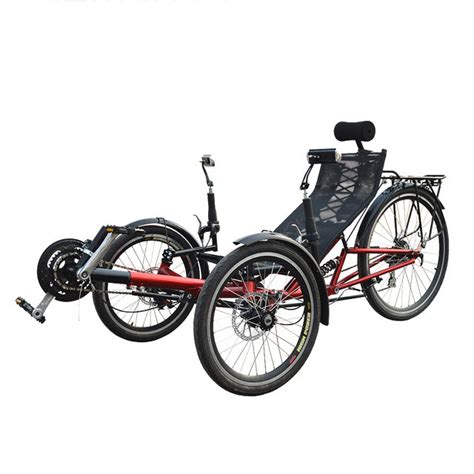M009 3 Wheel Recumbent Tadpole Trike For Adults With Rear Suspension