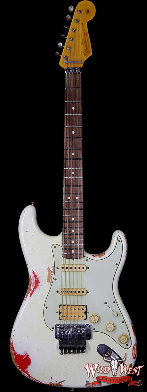Fender Custom Shop White Lightning Floyd Rose Hss 1960 Stratocaster