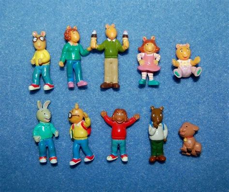 Pbs Kids Marc Brown Arthur Pvc Figure Lot Mini Micro Figurine Toys Cake