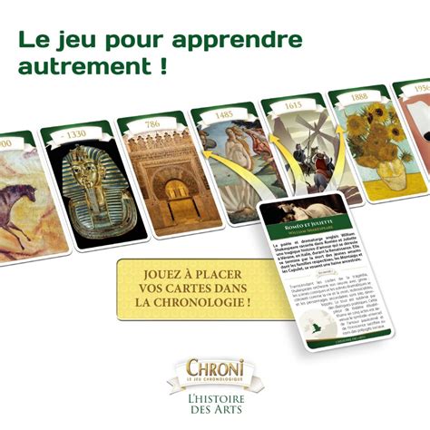 Chroni : L'Histoire des Arts - Jeux de société - Boutique Espritjeu.com