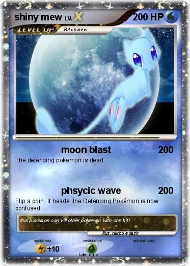 Check spelling or type a new query. Pokémon shiny mew 83 83 - moon blast - My Pokemon Card