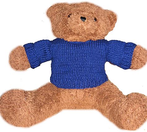 Ravelry Brown Bears Teddy Bear Sweater Pattern By Alison Reilly