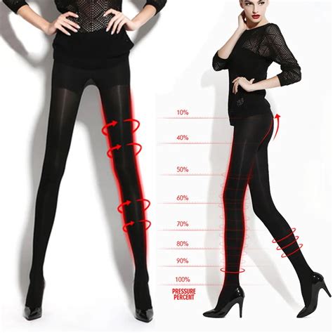 buy 2016 spring women sexy black tights make leg thinner skinny compression
