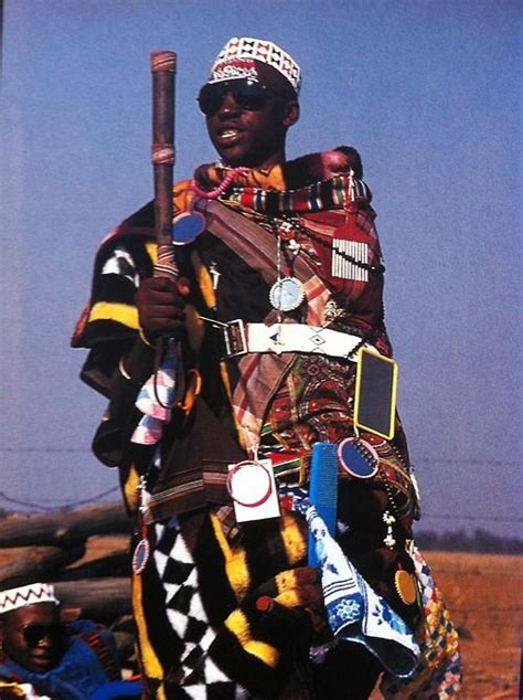 Shades Of Swagger 64 Basotho Male Initiate In Full Regalia From