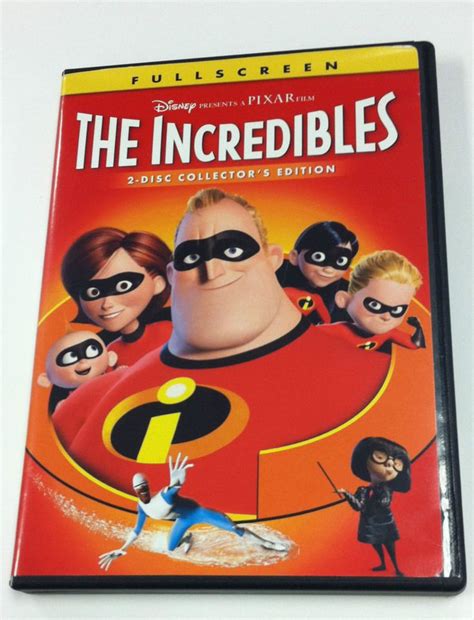 The Incredibles DVD Disc Set Fullscreen Collectors Edition For Sale Online EBay The