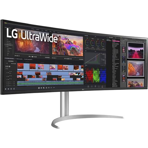 LG UltraWide 49WQ95C W 49 Dual QHD HDR 144 Hz Curved 49WQ95C W