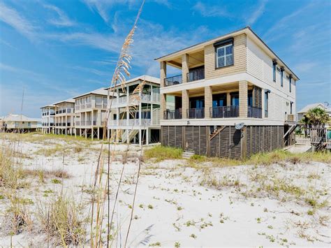 Amazing Beach Views Beachfront Home In Gulf Shores Perfect For