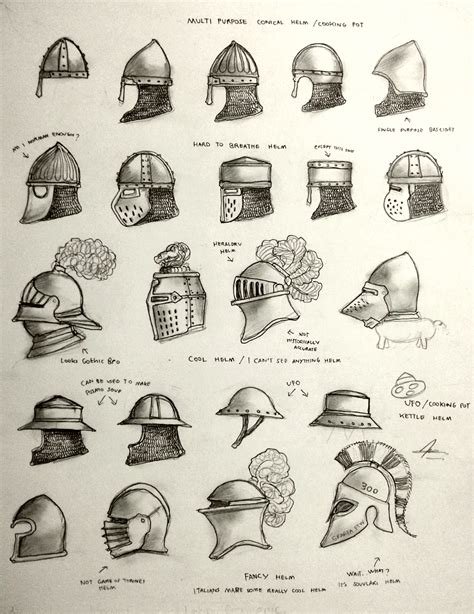 Project Warrgh Medieval European Helmet Part 1 By Gambargin On Deviantart