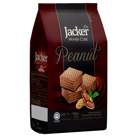 Our quality ingredients the perfect choice. Jacker Wafer Cube 100g Peanut - Oriental Food Industries ...